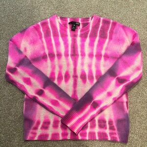 Aqua Cashmere Crewneck Sweater - S